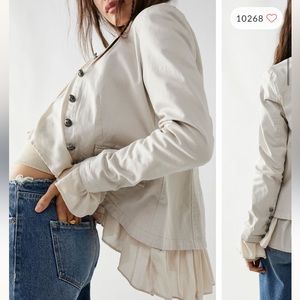 Free People Ruffles Romance Jacket